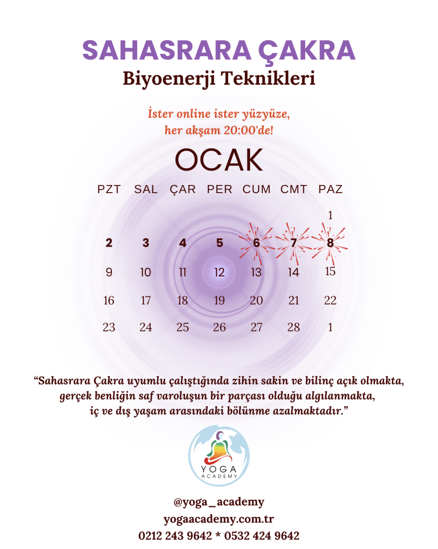 ÇAKRA ÇALIŞMALARI