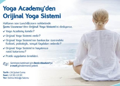 DENİZBANK - ORİJİNAL YOGA SİSTEMİ SUNUMU